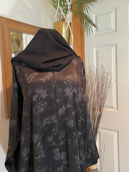 Sumayah Black Floral - Luxe Abaya