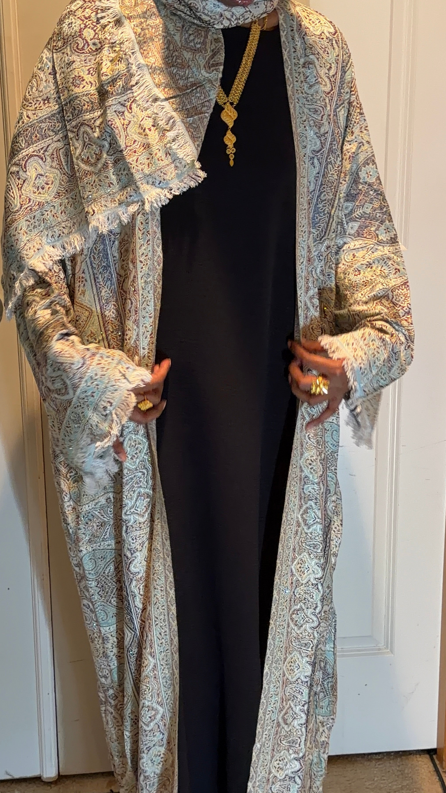 Pashmina: Mint Sea Abaya