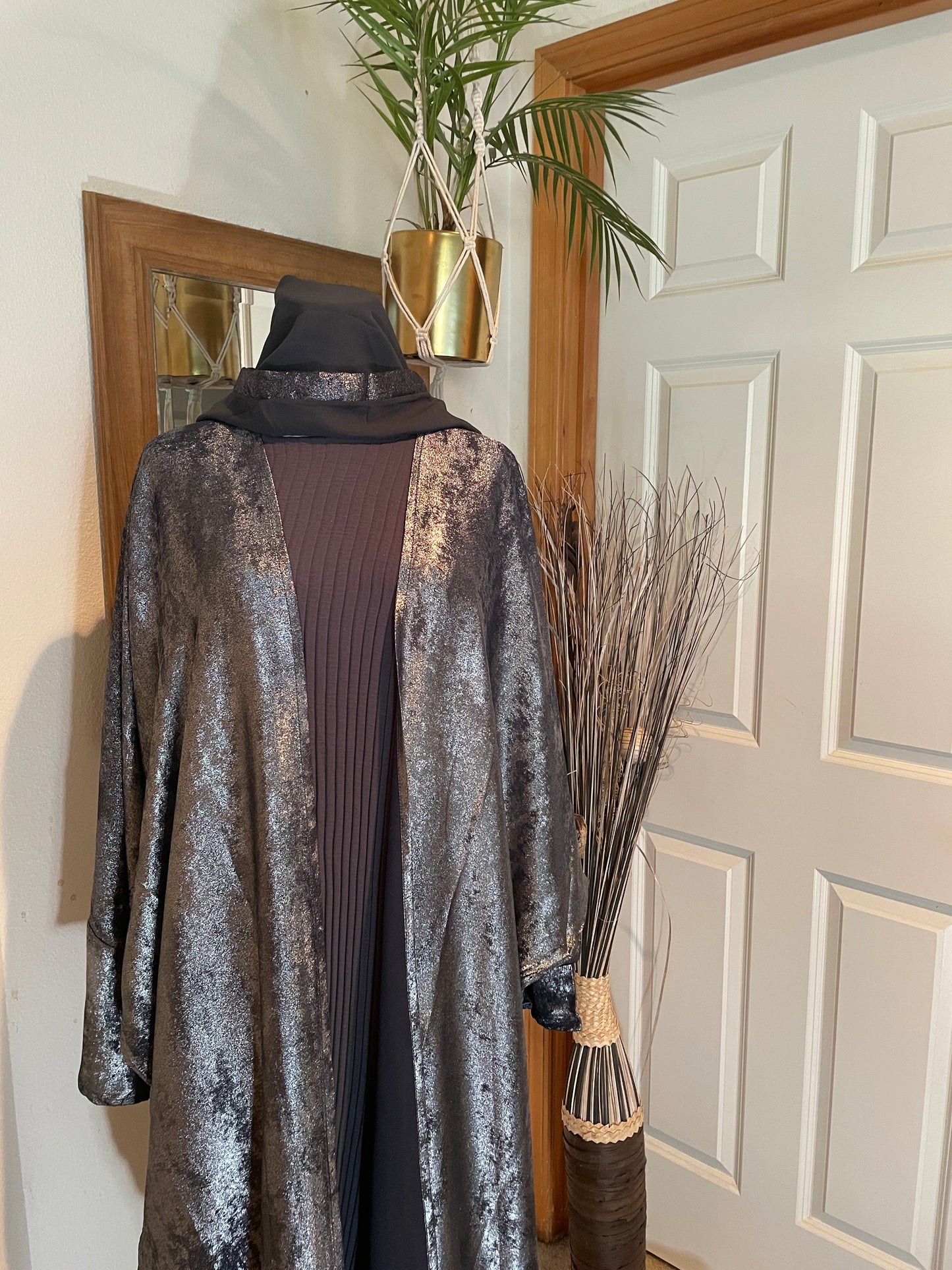 Serene Abaya- Dark Brown