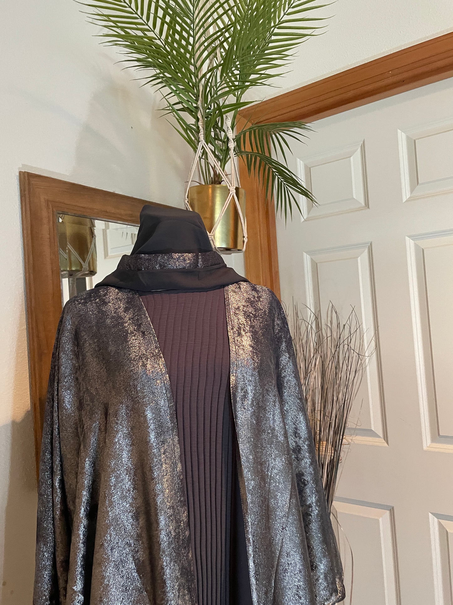 Serene Abaya- Dark Brown