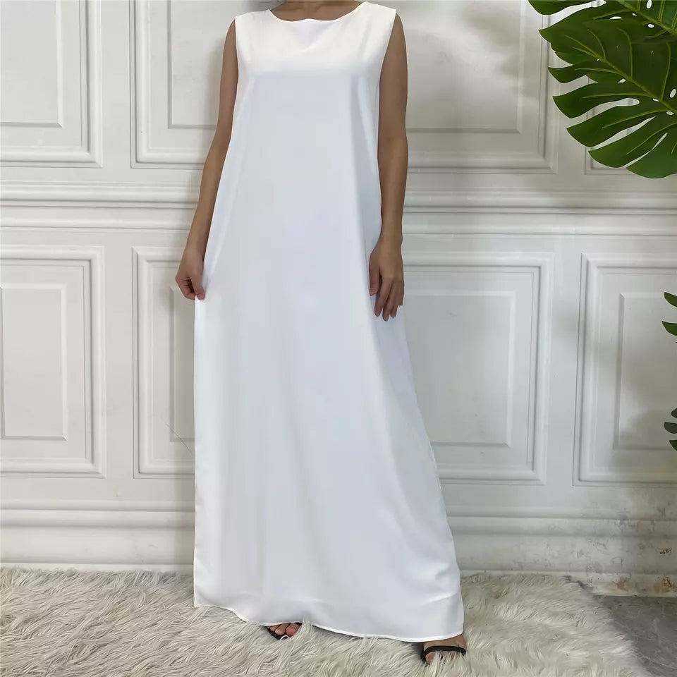 PREMIUM SLIP UNDERDRESS- WHITE