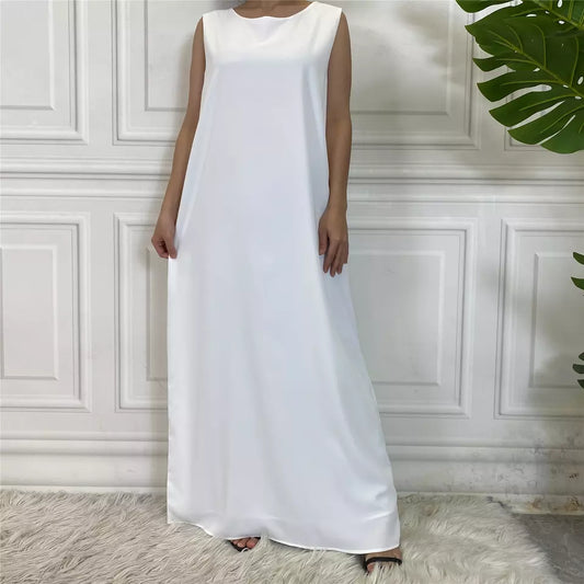 PREMIUM SLIP UNDERDRESS- WHITE